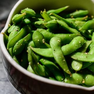 Wasabi Garlic Edamame