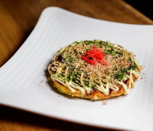Vegetarian Okonomiyaki.